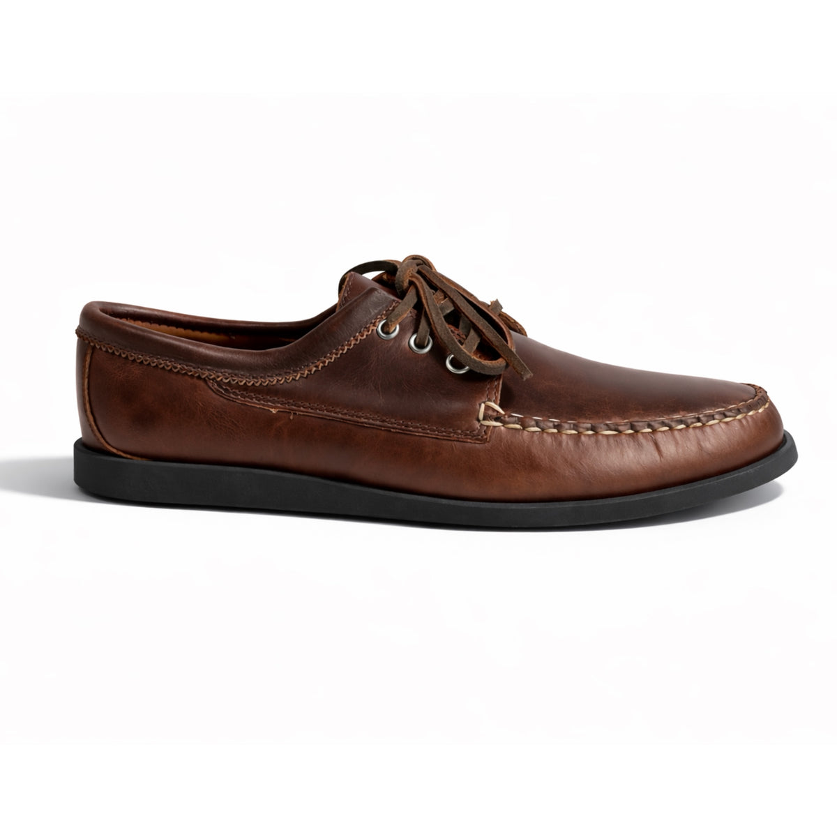 Men's Blucher Shoe in Brown leather