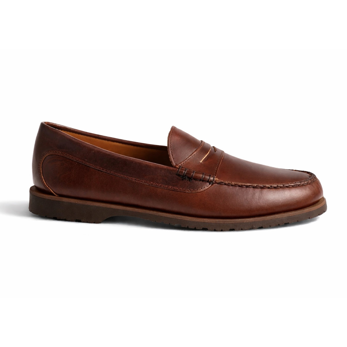 Men's Rover Penny in Brown leather