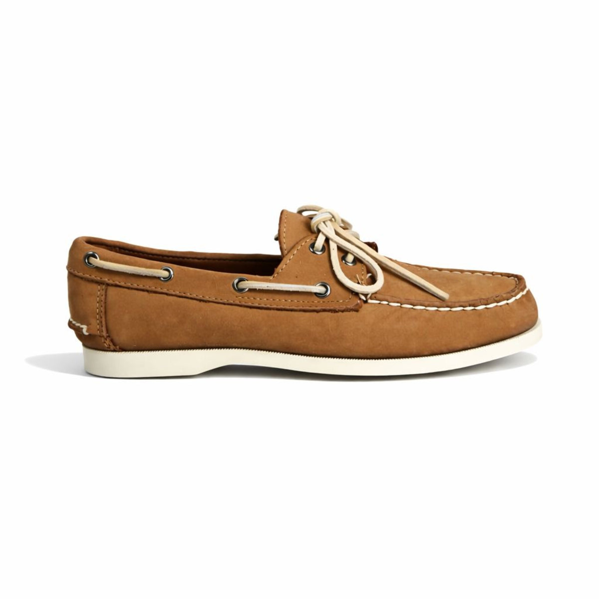 Women's Calais Boat Shoe in Tan leather