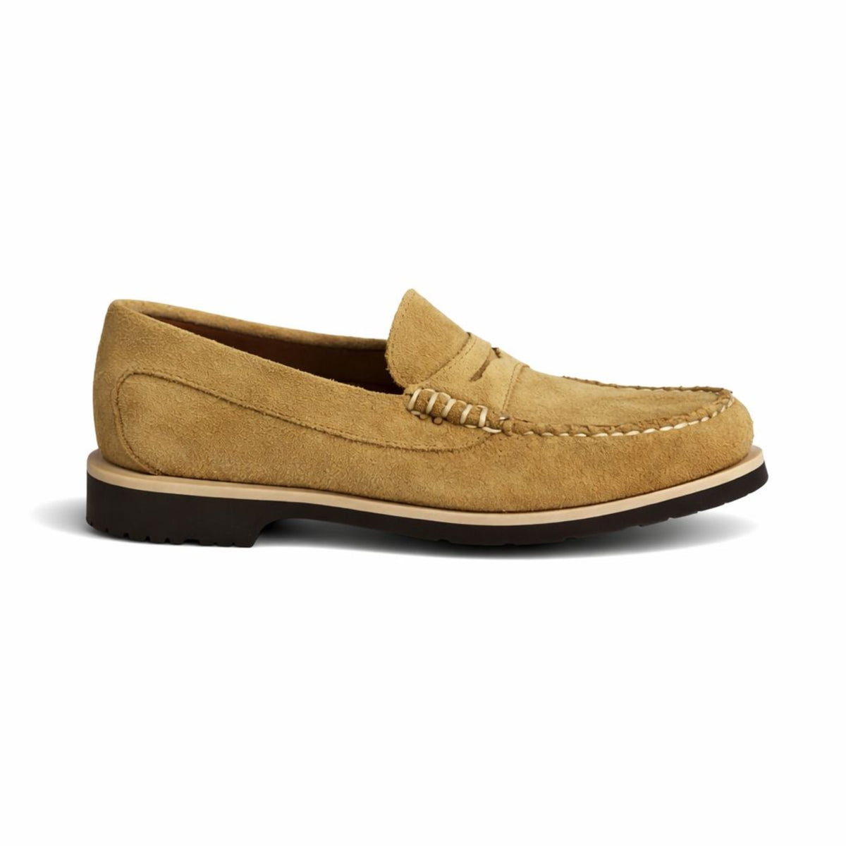 Women's Penny Loafer Suede Sand